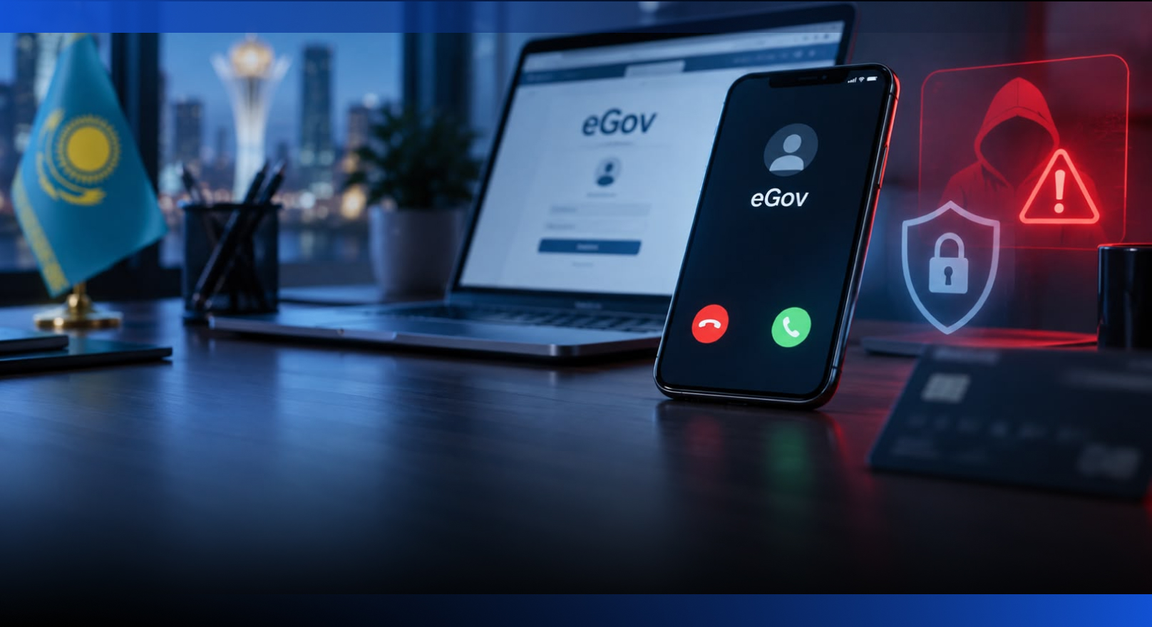 Image for Мошенники представляются «сотрудниками eGov»: Генпрокуратура предупредила казахстанцев